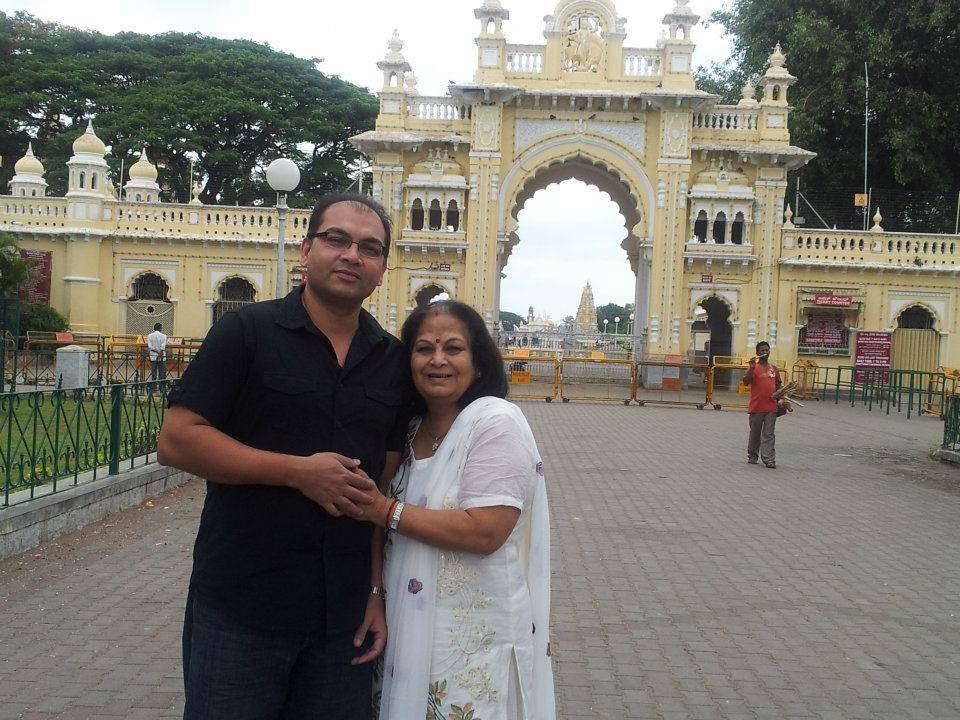 June 2012 - Ma and I in Mysore Palace